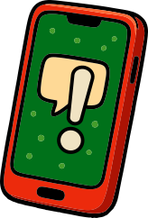 Ilustração de um 
                duende com dúvidas